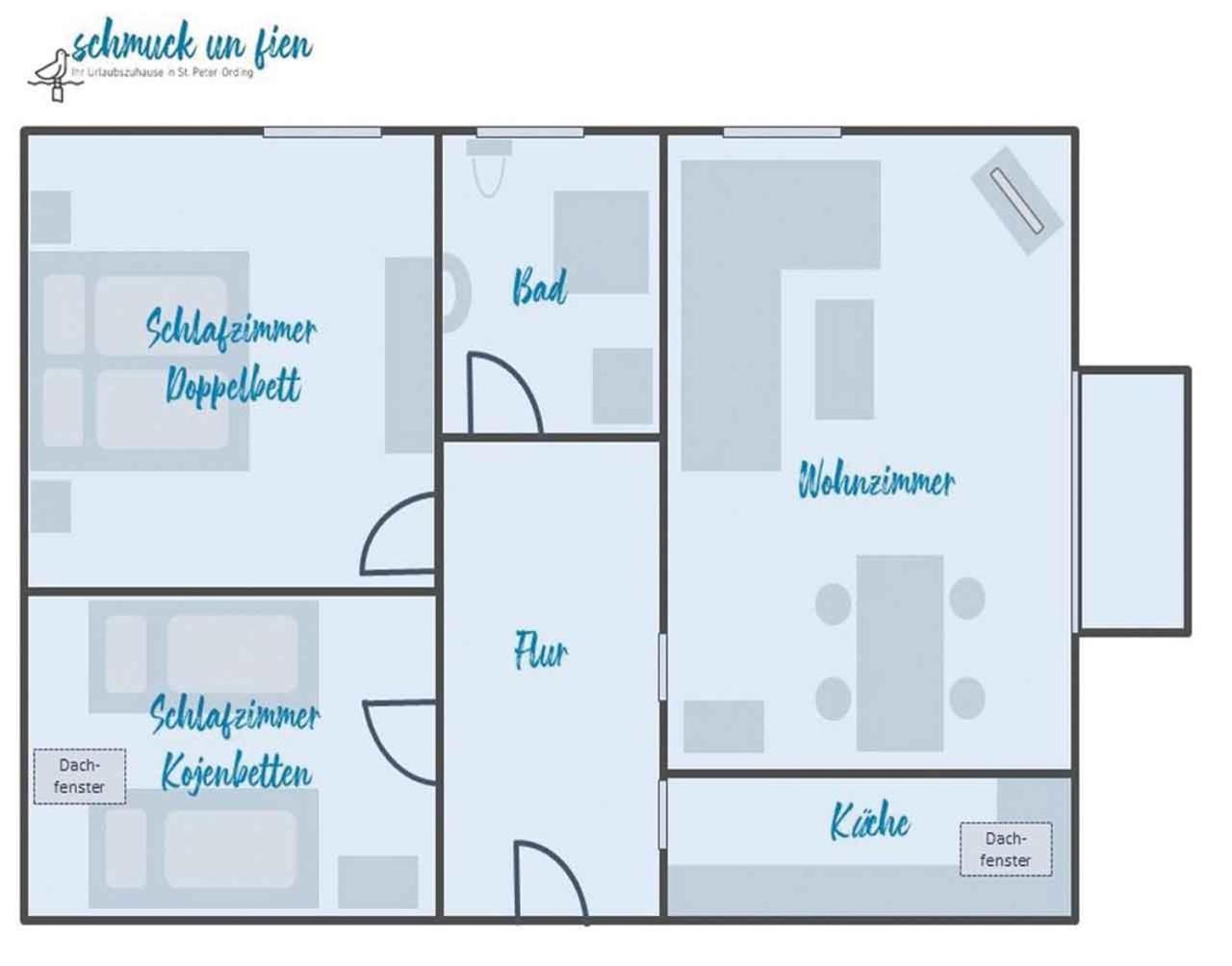 Apartamento Schmuck Un Fien - Gemuetliches Urlaubszuhause Mit 2 Schlafzimmern Im Wunderschoenen Ortsteil Dorf Fuer Familien- Freunde- Und Paarurlaub Sankt Peter-Ording Exterior foto